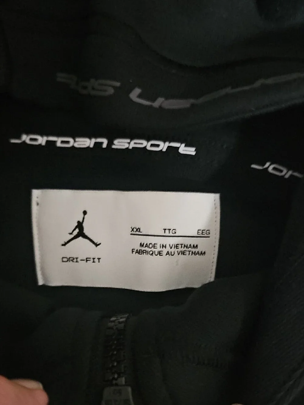 Jordan Sport Hoop Fleece Dri-FIT Full-Zip Hoodie | Men's 2XL | Black | FV8602-01